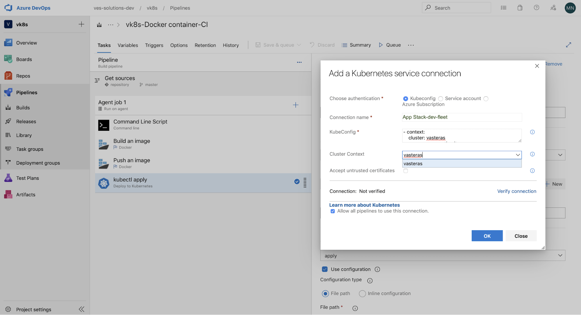Figure: Azure CI/CD Example
