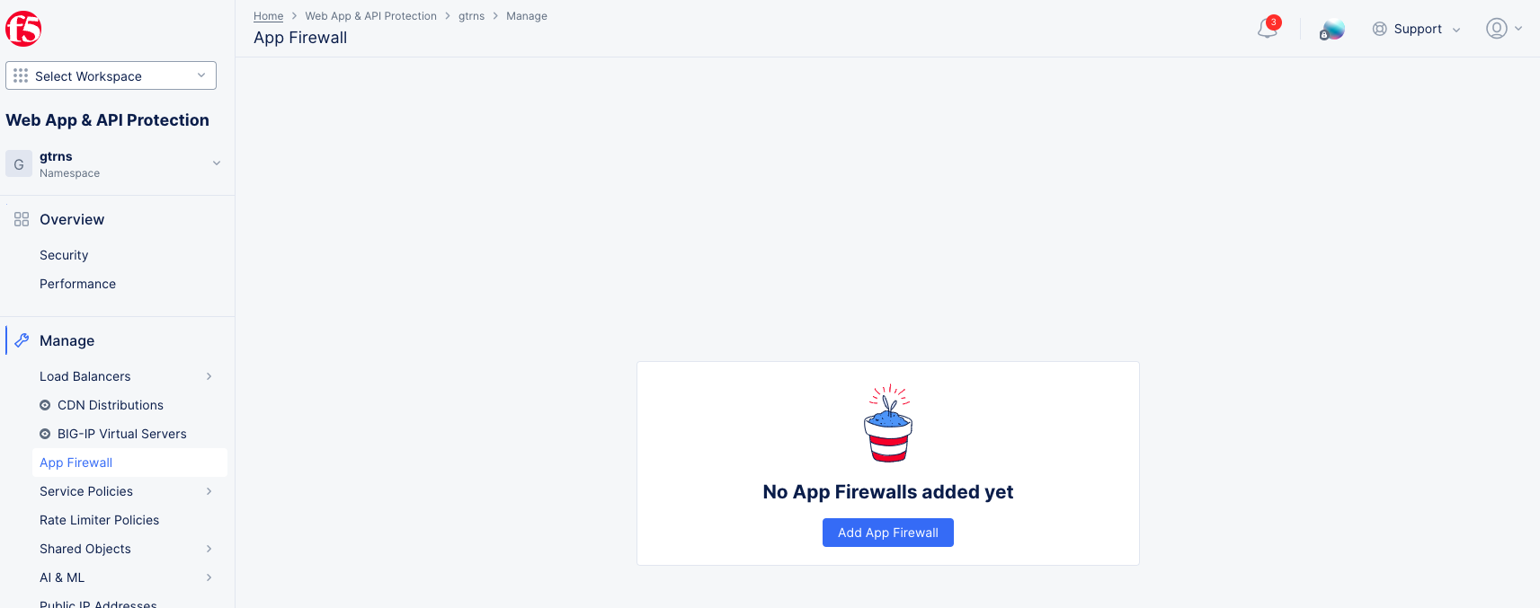 Figure: Create App Firewall