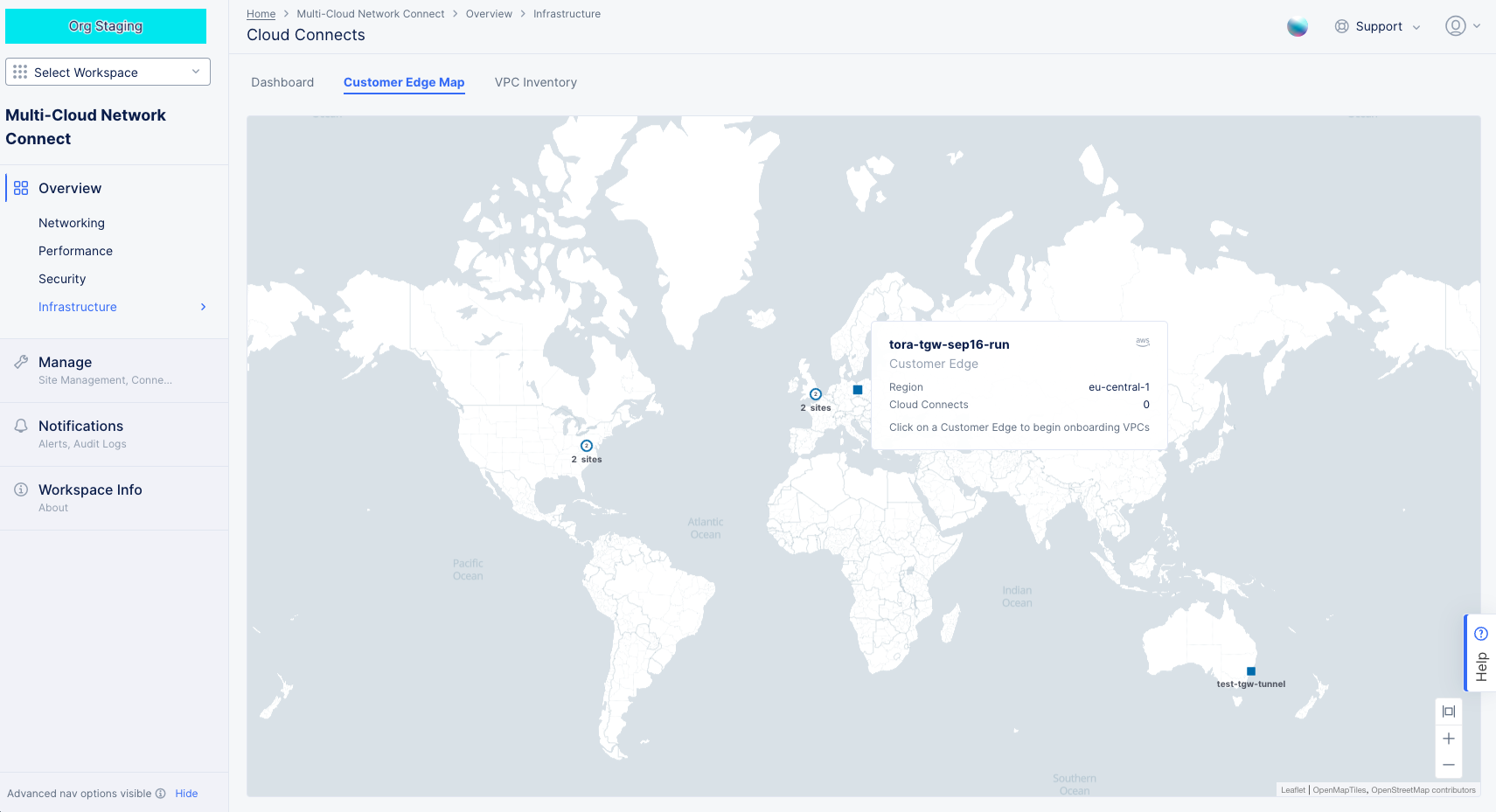 Customer Edge Map