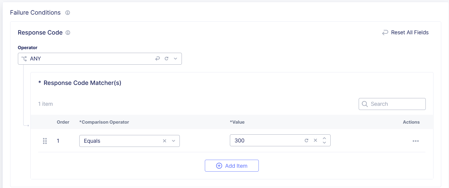 Figure: Transaction Results Criteria